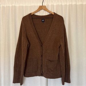 GAP Women's Brown Cardigan Sweater